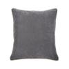DONE Joy Cushion Cover 45 x 45 cm, Piping, Soft Velour Fabric, Cozy, Wrinkle-Resistant, Abrasion-Resistant, Zipper view 1