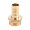 1-Pc Brass Garden Hose Connector, Male-Thread-to-Hose-Barb Adapter, PC19-06 view 1