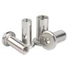 Runxingfu Stainless Steel Barrel Nuts, M6/M8 Internal Thread, Cylindrical Nuts view 3