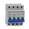 Chint NB1-63 Curve C Thermal-Magnetic Circuit Breaker, No. 180422, 4-Pole, 4 Modules, 400 VAC, 6 A view 1