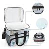HMZXZ Large 15L Snowman Christmas Cooler Lunch Tote Bag view 4