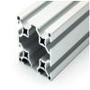 60x60L Aluminum Profile, B-Type Slot 8, Light, Silver Anodized, 1410 mm view 1