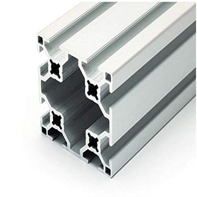60x60L Aluminum Profile, T-Slot 8, Light, Silver Anodized, 780 mm
