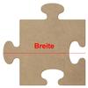 Square MDF Puzzle Piece, 5–50 cm, Pack of 25, Width: 11 cm view 3