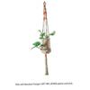 PAKEY Macramé Plant Hanger with Hooks view 2