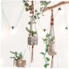 PAKEY Macramé Plant Hanger with Hooks view 4