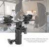 Niiyen Dual Hot Shoe Flash Bracket with Umbrella Holder view 3