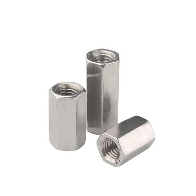 304 Stainless Steel Extension Hex Nut, Screw Coupling Nut, M5/M6/M8/M10/M12, M8 × 13 × 30, 1 pc