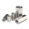 304 Stainless Steel Extension Hex Nut, Screw Coupling Nut, M5/M6/M8/M10/M12, M8 × 13 × 30, 1 pc view 2