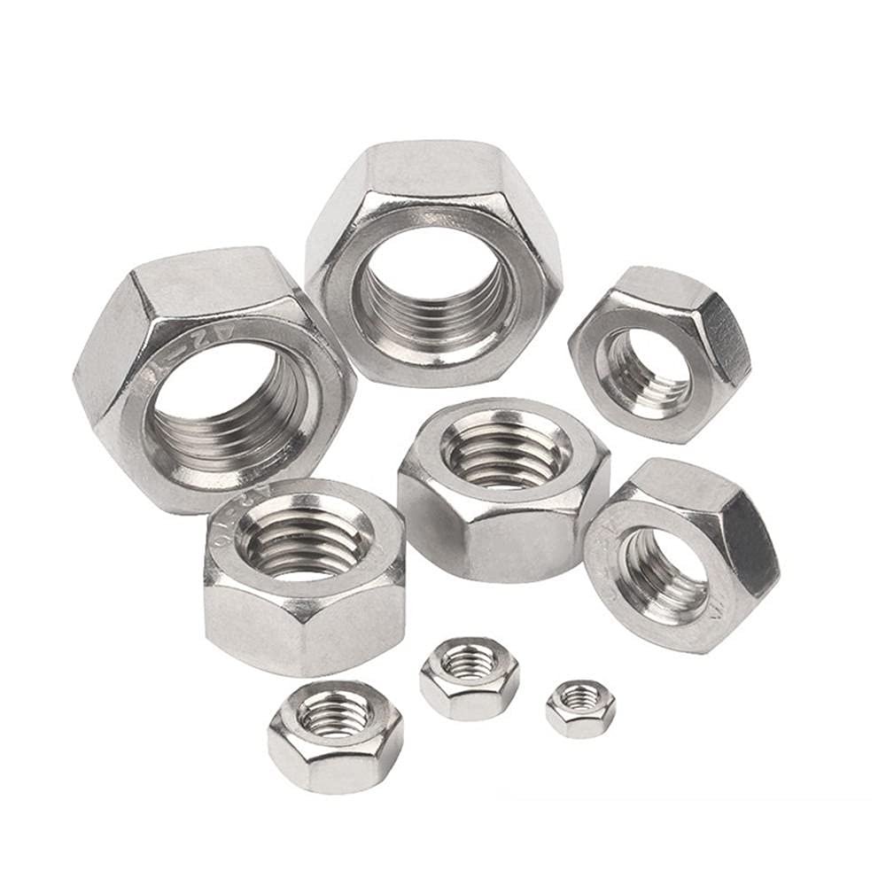 304 Stainless Steel Hex Nut / 316 Hex Acorn Screw Cap, M10, 10 pcs