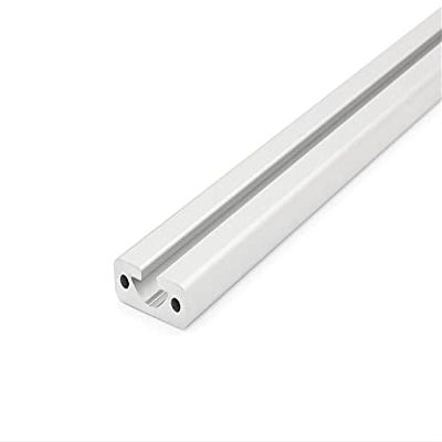 40x16S I-Type Aluminum Profile, 8 mm Slot, Heavy-Duty, Silver Anodized, 2940 mm