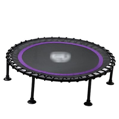 Mini Fitness Rebounder Trampoline with Premium Bungees for Adults, Purple
