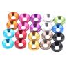 Liovns Mdingbao Flat Washers, 10-Piece Aluminum Set, M2–M8, Color-Anodized view 1