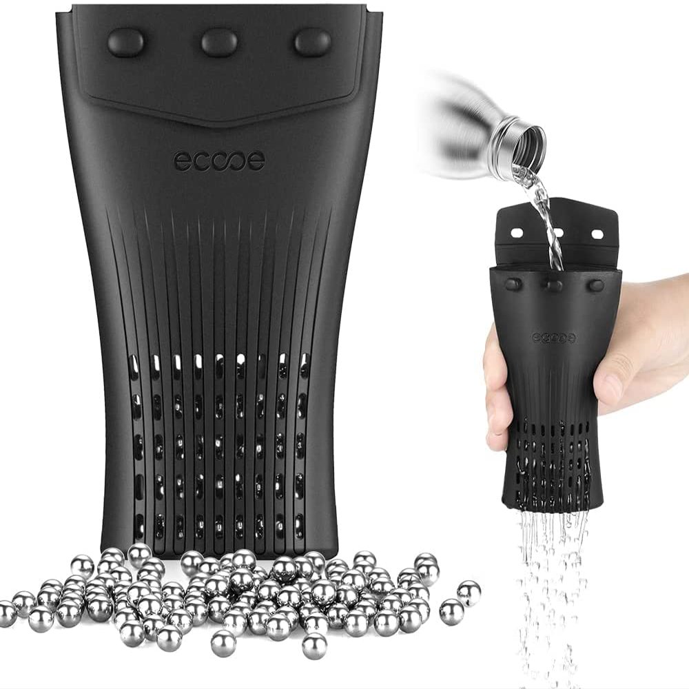 ecoee Stainless Steel Cleaning Beads (1,200 Balls) with Silicone Sleeve