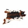 Plancholo Large Cowhide-Style Rug with Animal Print, Faux Fur, 2.1 x 1.6 m, Black/Brown view 1