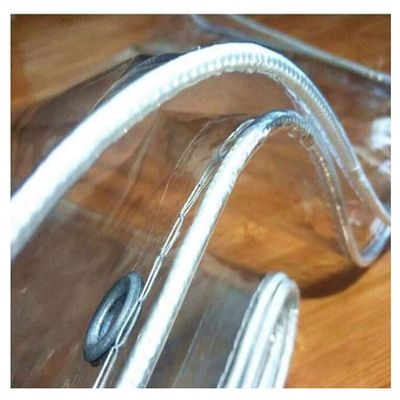 HYHMJ Tear-Resistant Transparent PVC Tarp, 0.35 mm, 1.9 x 1.9 m
