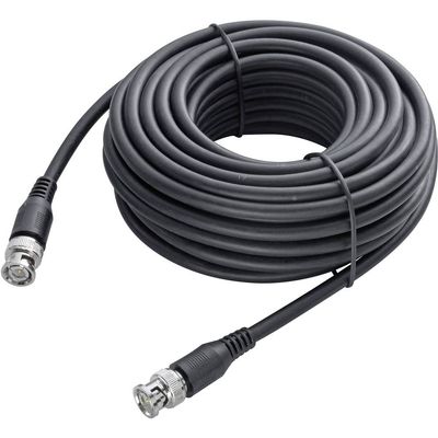 sygonix SY-4714552 Video Extension Cable [1x BNC Plug - 1x BNC Plug], 10 m, Black