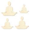 Wooden Yoga Lotus Position, 5–50 cm, Set of 10, 18 cm Wide view 2