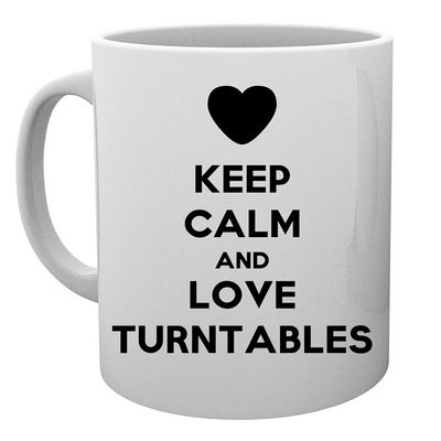 Keep Calm and Love Turntables Mug