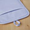 KitchenAid Soft Ribbed Silicone Potholder Set, Lavender-Cream, 17.8 x 22.9 cm view 4
