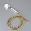 VVW&LIU 5 m 304 Stainless Steel Shower Hose, Faucet Hose, Flexible Thick Silicone Bathroom Shower Hose, 3 m Shower Hose, Titanium, 1 m view 2