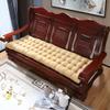 Hruile Bench Seat Cushion, 48 x 160 cm, Yellow view 1