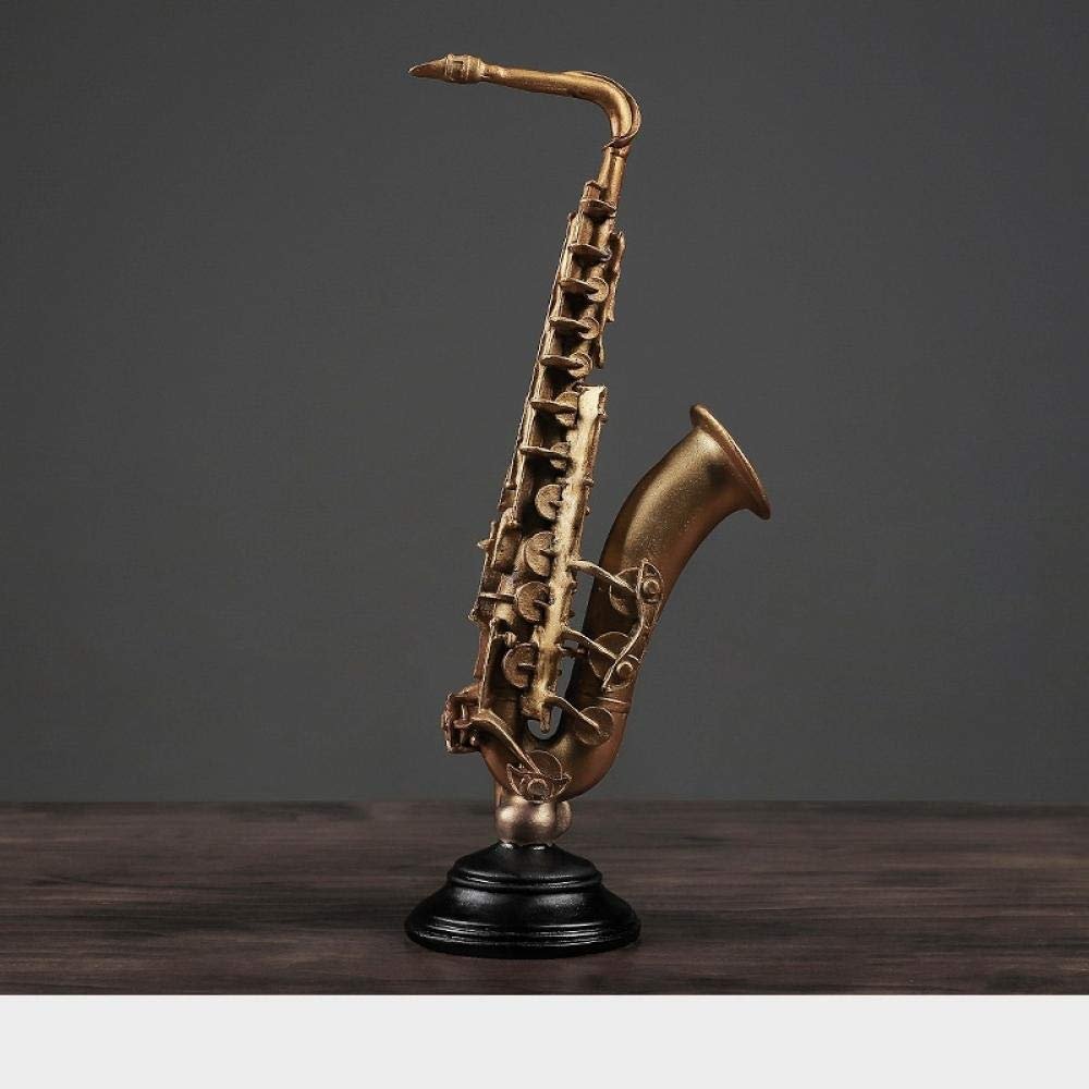 YQLKD Saxophone Statue Ornament, Musical Home Decor