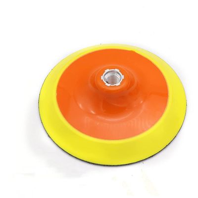 1 pc 1–6 in. Flocked Sanding Paper Vacuum Pad, M10/M14 Thread, Flexible Edge, Self-Adhesive Disc for Angle Grinder, 6 in., M14