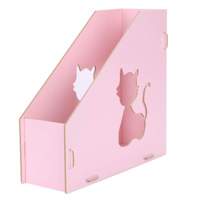 XGOPTS A4 Wooden Magazine File, Cat-Shaped