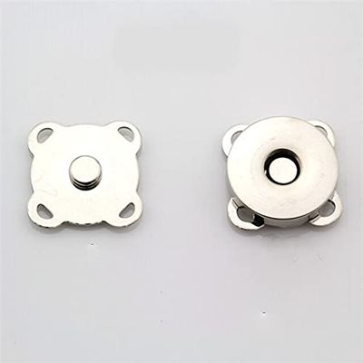 JUJING 10-Piece Set, 10 mm/14 mm/18 mm Super Magnetic Metal Snap Buttons for DIY Sewing, Clothing, Bags & Accessories