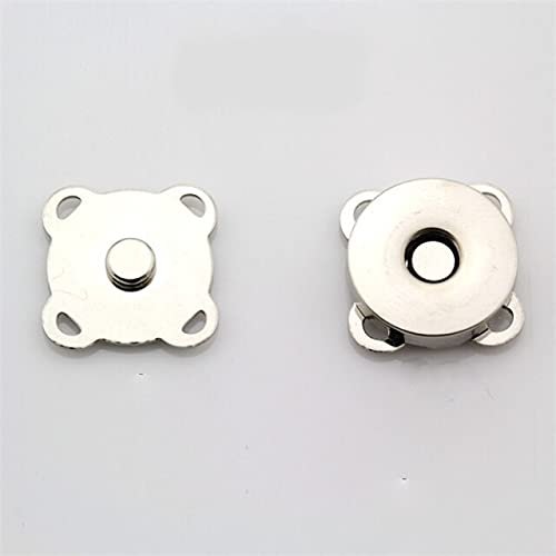 JUJING 10-Piece Set, 10 mm/14 mm/18 mm Super Magnetic Metal Snap Buttons for DIY Sewing, Clothing, Bags & Accessories