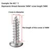 Nickel-Plated Cross-Drilled Self-Tapping Screws, M1.7–M4, M3 × 20 mm, 150 Pieces view 2