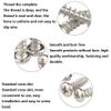 Nickel-Plated Cross-Drilled Self-Tapping Screws, M1.7–M4, M3 × 20 mm, 150 Pieces view 4