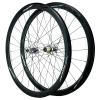 ZFF 700C 40 mm Road Bike Wheelset, Disc Brake, Double-Wall, Black view 1