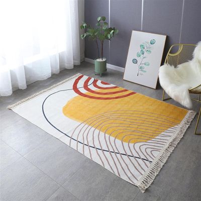 Geling Modern Boho Cotton Area Rug, Washable, 200 x 300 cm