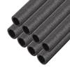 sourcing map Foam Pipe, 4 m, 2.5 cm ID, 3.5 cm OD, Black, 8-Pack view 1