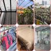 HYHMJ 0.4 mm Premium Clear Waterproof PVC Cover Tarp, 450 g/m², 2.4 x 3 m view 2