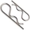 OPIOL QUALITY Single Spring Cotter Pins 2.5 x 55 mm Stainless Steel A4/V4A, 30-Pack view 1