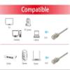 EQUIP 606116 Network Cable Beige 3 m Cat6a F FTP FFTP view 3