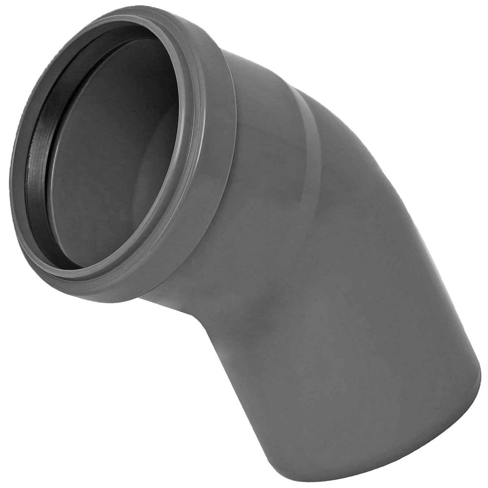 MegaHaustechnik HT Drainage Elbow, DN90, 67° Angle