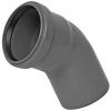 MegaHaustechnik HT Drainage Elbow, DN90, 67° Angle view 1