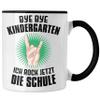 Trendation – “Rock School Now” School-Starting Gift Mug for Boys, Black view 1