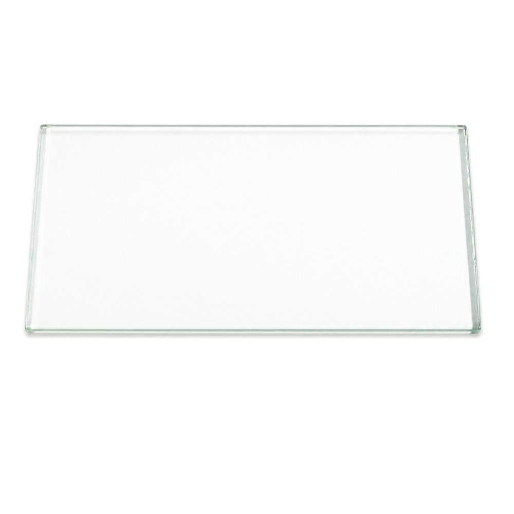 Replacement Glass Panel for Memorial Lantern, Clear Glass, 185 x 90 mm, 4 mm