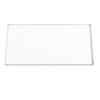 Replacement Glass Panel for Memorial Lantern, Clear Glass, 185 x 90 mm, 4 mm view 1