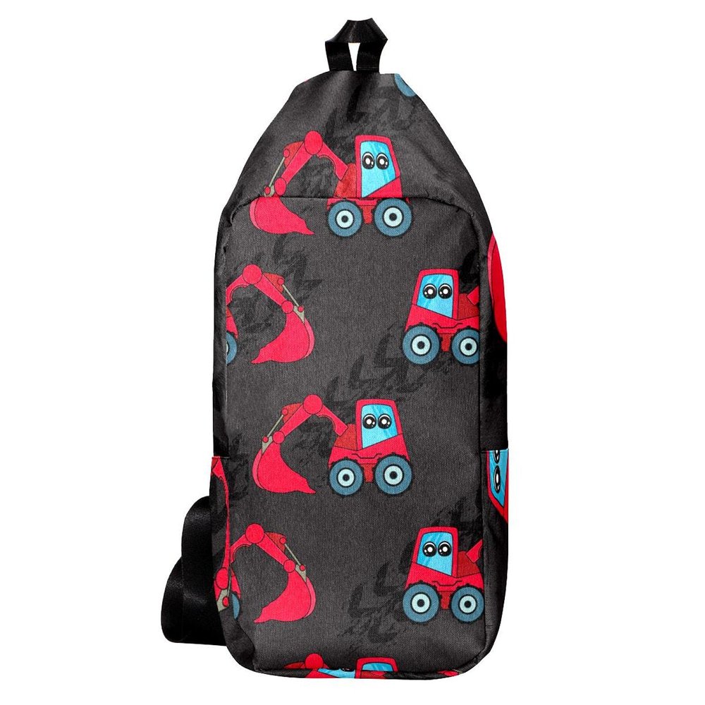 EZIOLY Red Sling Backpack with Shoulder Strap