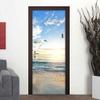 CBWRAW 3D Door Sticker, Beach Sunset Landscape, 77 x 200 cm view 4