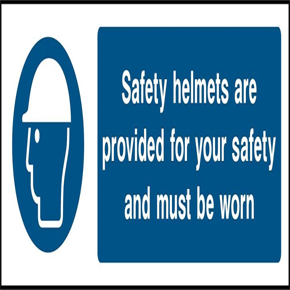 Safety Helmets Must Be Worn for Your Safety