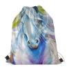 STUOARTE Drawstring Backpack for Youth and Adults, Horse White, Small view 1