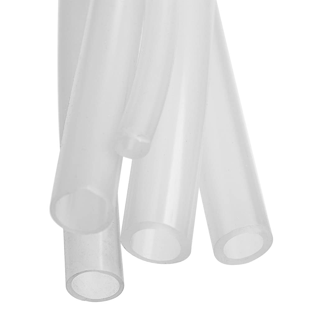 Clear Flexible PVC/Silicone Tube, 2 m, 4 × 6 mm