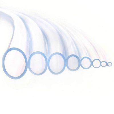 LUOSHUAI 1 m Transparent Food-Grade Flexible Silicone Tubing, 5 x 7 mm